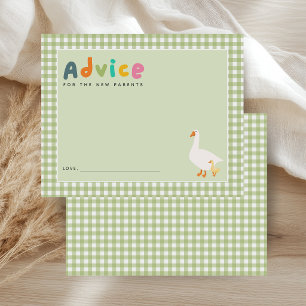 Ratschläge für Eltern Silly Goose Baby Shower