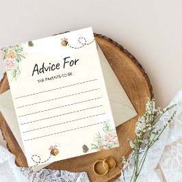 Ratschläge für Eltern zum Bee Baby Shower Game