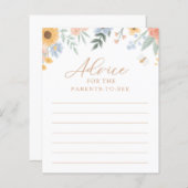 Ratschläge für Eltern zum Bee Baby Shower Game (Vorne/Hinten)