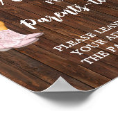 Ratschläge für Eltern zur Babyduschensignatur von Poster (Ecke)