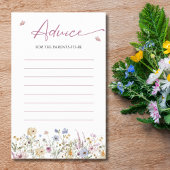 Ratschläge für Eltern zur Wildblume von Weich-Past Flyer