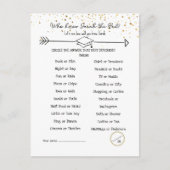 Ratschläge für Graduate & How Well you know double Postkarte (Vorderseite)