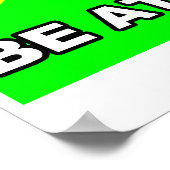 Ratschläge für Hunde Schluckmagnete Poster (Ecke)