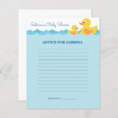 Ratschläge für Mama als Duck-Baby-Duckspiel (Vorne/Hinten)