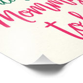 Ratschläge für Mama-Zeichen, Blumenbaby-Dusche, Bl Fotodruck (Ecke)