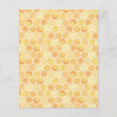 Ratschläge für Mommy Bee Baby Shower Aktivität (Rückseite)