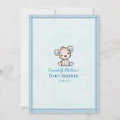 Ratschläge für Mommy Niedlich Brown Bären Shower G Einladung (Rückseite)