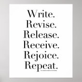 Ratschläge für Schriftsteller - Plakat (Vorne)