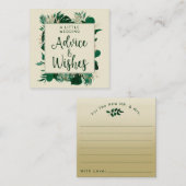 Ratschläge für tropische Foliage Mitteilungskarte (Vorne/Hinten)