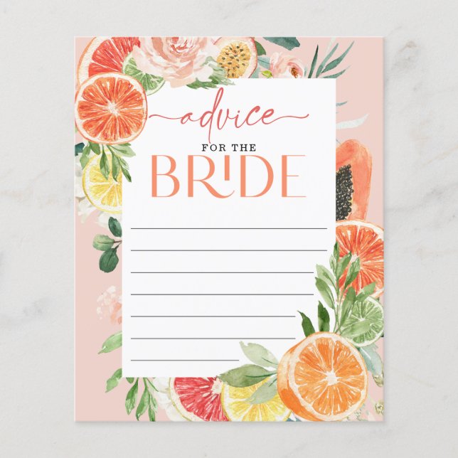 Ratschläge für tropische Zitrusfrüchte für die Bra (Vorderseite)