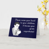 Ratschläge für Vater Grußkarte Karte (Gelbe Blume)