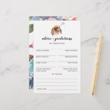 Ratschläge und Vorhersagen Dackel Baby Shower Game