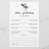 Ratschläge und Vorhersagen Dragon Baby Shower Game (Vorderseite)