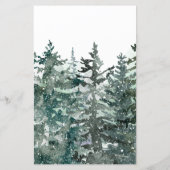 Ratschläge und Vorhersagen Winter Baby Shower Game (Rückseite)