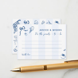 Ratschläge und Wünsche der italienischen Eltern in Begleitkarte