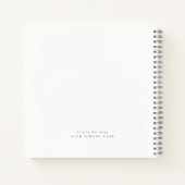 Ratschläge und Wünsche für das Grand Black Text Gä Notizblock (Rückseite)