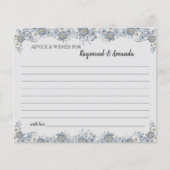 Ratschläge und Wünsche für eine Brautparty-Karte Flyer (Vorne)