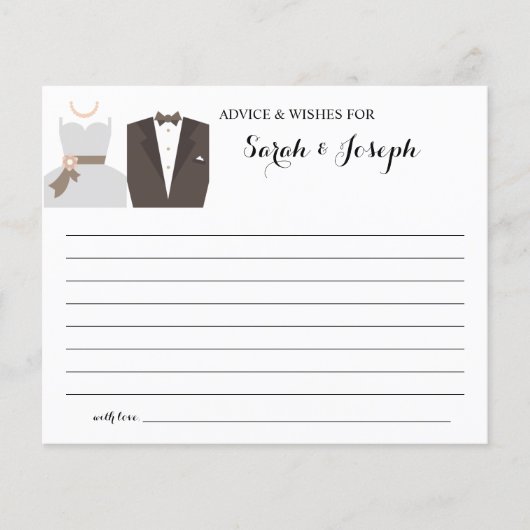 Ratschläge und Wünsche für eine Karte mit doppelte (Vorne)