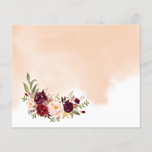 Ratschläge und Wünsche für eine Karte mit doppelte (Hinten)