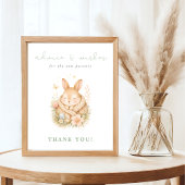 Ratschläge und Wünsche für neue Eltern Häschen-Bab Poster