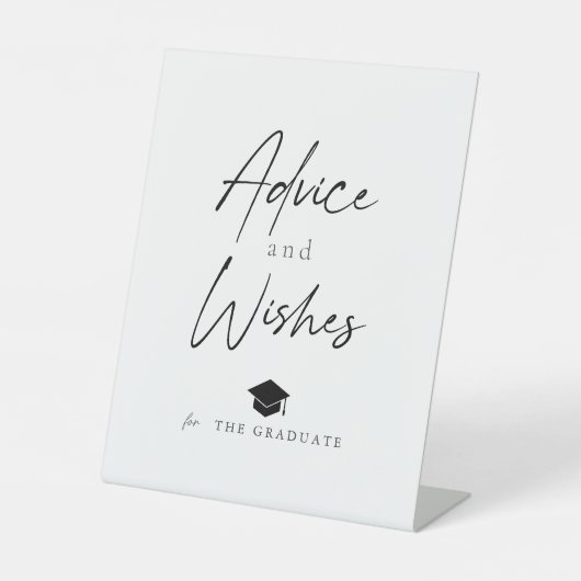 Ratschläge und Wünsche für Skripte nach Graduierun Sockelschild (Vorderseite)