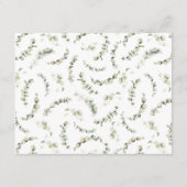 Ratschläge und Wünsche Kleine Pumpkin-Baby-Dusche Begleitkarte (Rückseite)