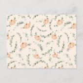 Ratschläge und Wünsche Kleine Pumpkin-Baby-Dusche Begleitkarte (Rückseite)