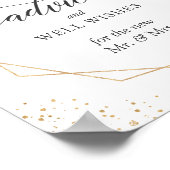 Ratschläge und Wünsche Zeichengeometrische Eukalyp Poster (Ecke)