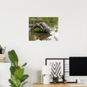 Ratschläge von einem Alligator-Poster Poster (Heimbüro)