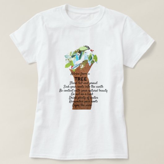 Ratschläge von einem Baum T-Shirt (Design vorne)