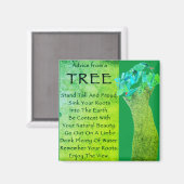 Ratschläge von einem Baummagneten Magnet (Vorderseite/Rückseite)