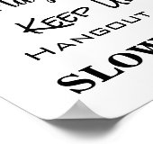 Ratschläge von einem Kinderschläger auf Zuhause Poster (Ecke)