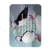 Ratschläge von einem Puffin Design Magnet (Vertikal)