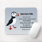 Ratschläge von einem Puffin-Design-Maus-Pad Mousepad (Mit Mouse)