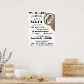 Ratschläge von einem Spielplatz für Online-Lernen Poster (Küche)