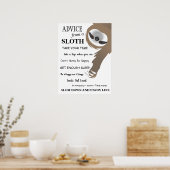 Ratschläge von einer Schlange nach unten Poster (Küche)