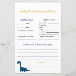 Ratschläge & Vorhersagen Dinosaurier Baby Duschgam