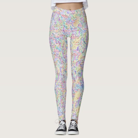 Rätsel beim Suchen von Wörtern Leggings (Vorderseite)