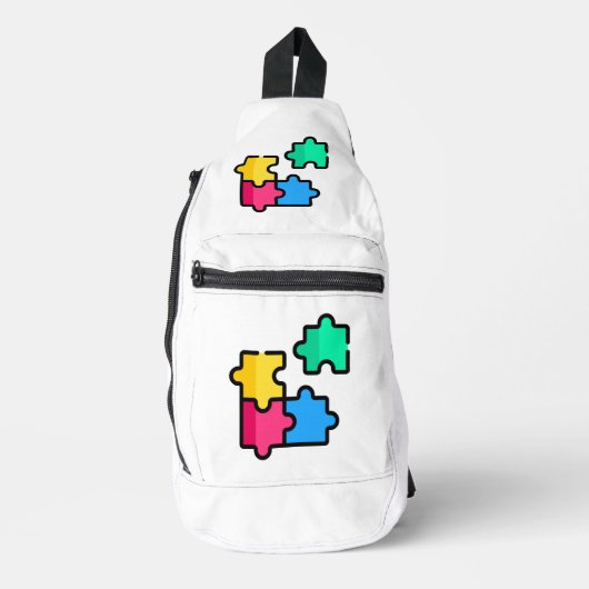 Rätsel Crossbody Bag (Vorderseite)