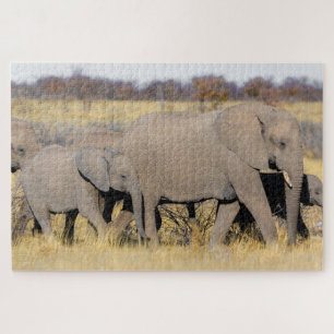 Rätsel der afrikanischen Elefanten Puzzle