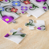 Rätsel der dekorativen Blume Puzzle (Seite)