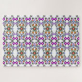 Rätsel der dekorativen Blume Puzzle (Horizontal)