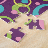 Rätsel der Funky Lila Circles Puzzle (Seite)