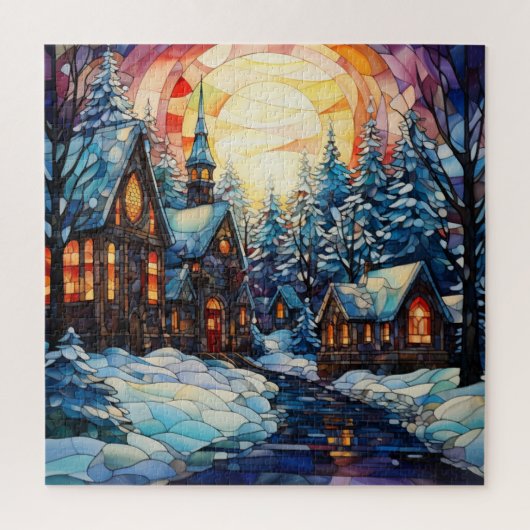 Rätsel der Glaskirche Puzzle (Vertikal)