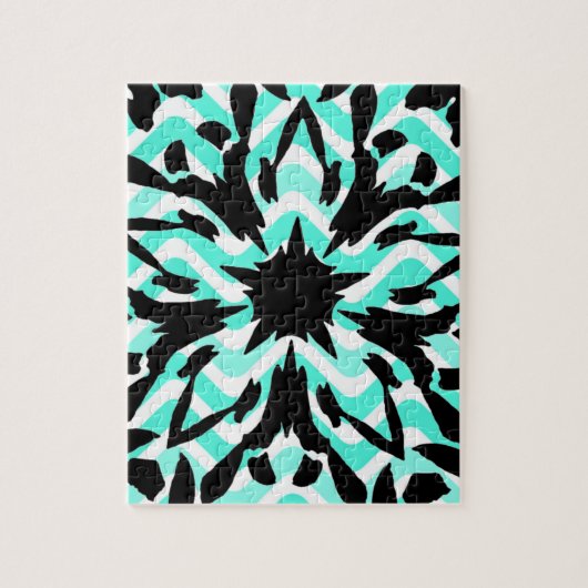 Rätsel der grafischen Blume Puzzle (Vertikal)