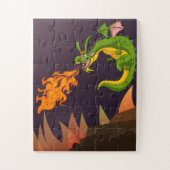 Rätsel der grünen Drachen Puzzle (Vertikal)