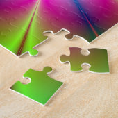 Rätsel der grünen und rosa Blume Puzzle (Seite)
