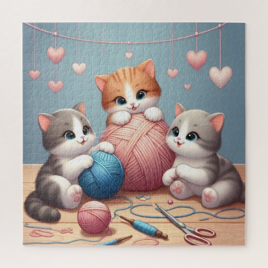 Rätsel der Katzen Puzzle (Vertikal)