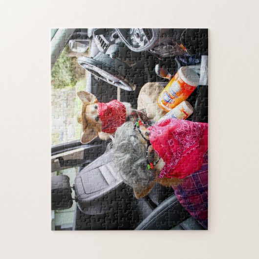 Rätsel der Korgi-Gesichtsmaske Puzzle (Vertikal)