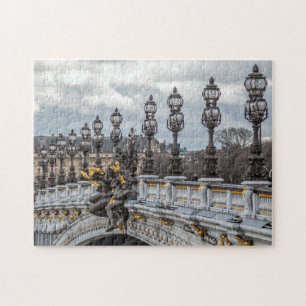 Rätsel der Lampenposten der Paris-Alexander-III-Br Puzzle